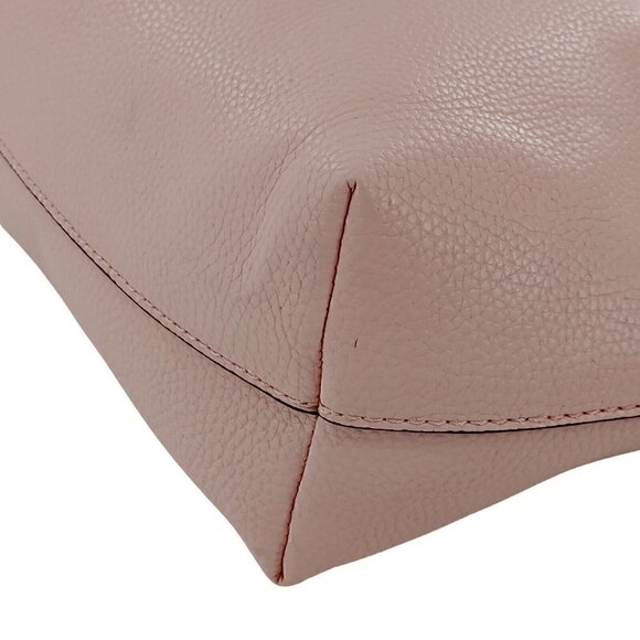 GUESS Los Angeles Pink Faux Pebble Leather Single Strap Shoulder Bag Spring Pink - Picture 7 of 13